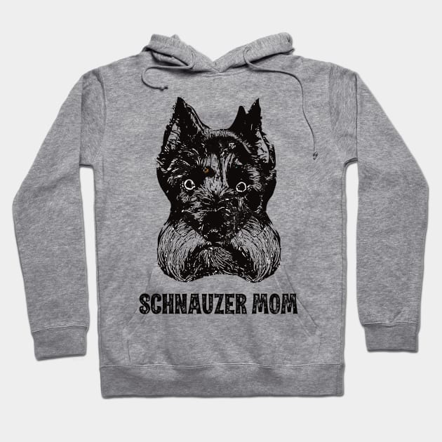 Schnauzer Mom - Schnauzer Mom Hoodie by DoggyStyles